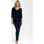 Dámské pyžamo Babella Aretha Tm. modrá, S