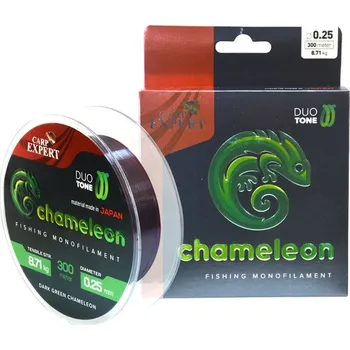 Rybářský vlasec CARP EXPERT - Vlasec Chameleon Shiny Dark Green Monofil 0,20 mm 5,22 kg 600 m