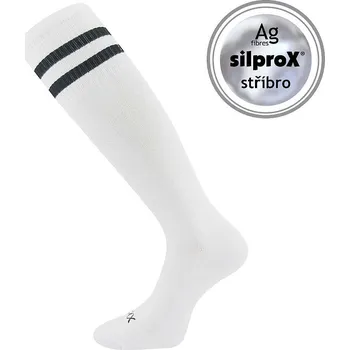 Dámské oblečení VOXX Podkolenky dámské sportovní RETRANA s ionty stříbra BÍLÉ s černou 35-38 118886