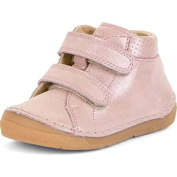 Dětská treková obuv FRODDO dívčí kotníková obuv PAIX VELCRO G2130312-9 růžová+ 23
