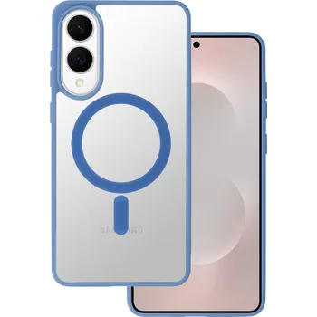 Pouzdro na mobilní telefon Zadní kryt Acrylic Color Magsafe pro Samsung Galaxy S25 Edge light blue