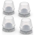 Walteco Krytka s filcem průměr 18-20mm, transparentní, 4 ks