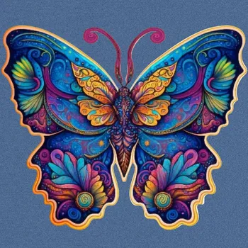 omalovánky Malování na plátno - Motýl 30 x 30 cm