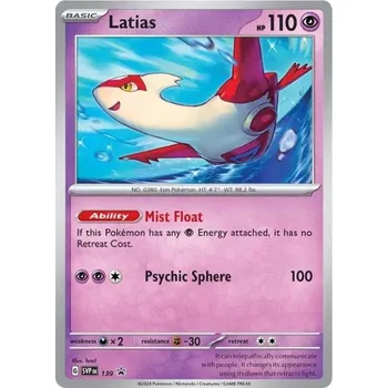 Sběratelská karetní hra Pokémon Latias (SVP 139)