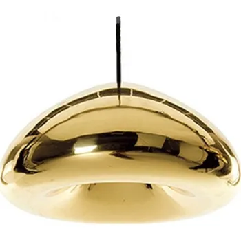 Závěsné svítidlo koule zlatá Victory Glow M skleněné nastavitelné do obýváku 30 cm