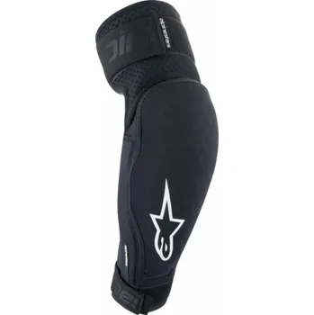 Alpinestars Chrániče loktů ALPINESTARS A-IMPACT PLASMA ELITE, černobílé, úroveň ochrany 2, velikost: XL