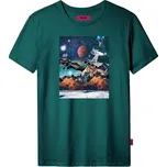 Pánské tričko John Frank JFTCOOL28 Zelená, M