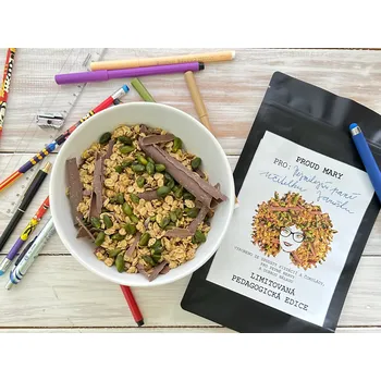Proud Mary PEDAGOGICKÁ EDICE Dubajská čokoláda granola Gramáž: 400 g