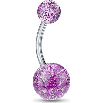 Piercing Šperky4U Piercing do pupíku - TITAN - TIT1005-A