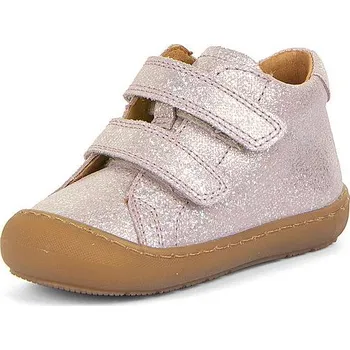 Dívčí polobotky FRODDO dívčí kotníková obuv OLLIE VELCRO G2130328-26A růžová s leskem 25