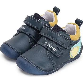 Dětská treková obuv D.D.STEP chlapecká kotníčková obuv S015-42219B royal blue 21
