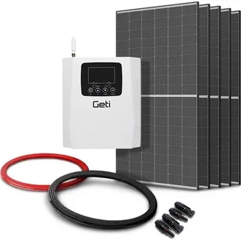 Ohřívač vody Sada pro solární ohřev vody GETI GWH03W 2225Wp 5x PV TRINA