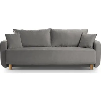 Pohovka Šedá rozkládací pohovka s úložným prostorem 231 cm Elen – Micadoni ID_1771612