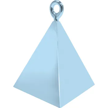 Balónek Qualatex Závaží pyramida světle modrá 115g