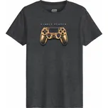 Pánské tričko John Frank JFTCOOL15 ocelovka, S