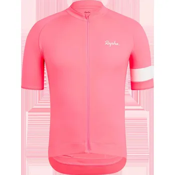 cyklistický dres Cyklistický dres Rapha Core VISIBILITY PINK M