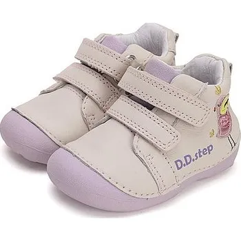 Dětská treková obuv D.D.STEP dívčí kotníčková obuv S015-51542A bílá 24