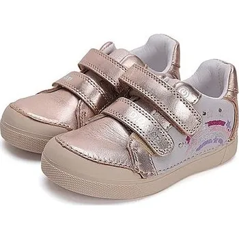 Dětská treková obuv DDSTEP dívčí tenisky S068-51865BM gream-blikající 25