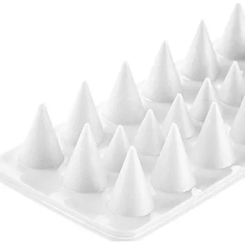 Odpuzovač zvířat Plastové ochranné hroty proti ptákům bílá, 50 x 4,5 cm, 4 ks