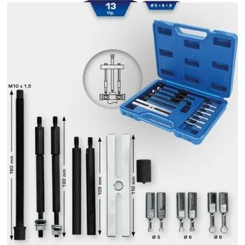 Nářadí pro automobil Brilliant Tools BT631050 Sada stahováků pro kuličkové ložisko, 10-dílná