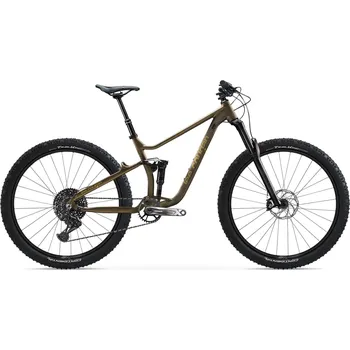 Jízdní kolo Celoodpružené MTB 29" Lee Cougan Quest Shimano XT 1x12, velikost M – 17,5" (44 cm), hnědozlatá matná