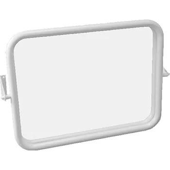 Zrcadlo JIKA Universum - zrcadlo, bez páčky, nastavitelné (H389719...0001), Nerezová ocel (H3897190030001)