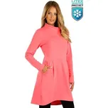 Dámské mikinové šaty s dlouhým rukávem Litex 7E242 tmavě lososová S