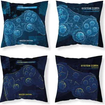 Dekorativní polštářek Polštářek Game svítící 40×40 cm – stylový doplněk pro hráče