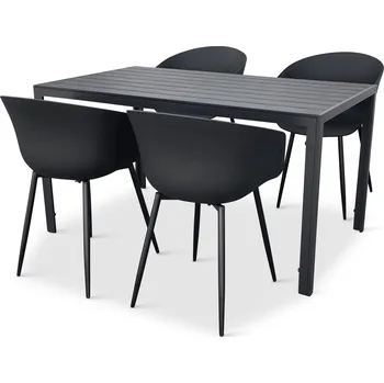 Zahradní sestava Noela Zahradní jídelní set Viking L + 4x židle Rikke