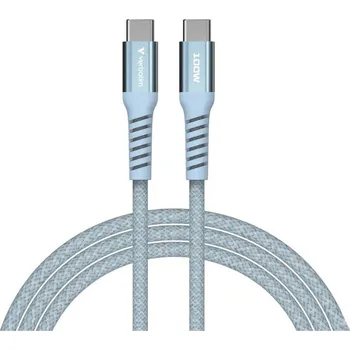 Datový kabel 31856 magnet. USB-C kabel 100W 1,2m blue