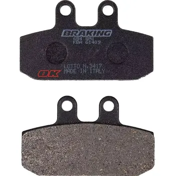 Brzdová destička Braking (Itálie) Zadní brzdové destičky Braking 684SM1 - Moto Guzzi V7 III Stone, 750ccm - 17-20