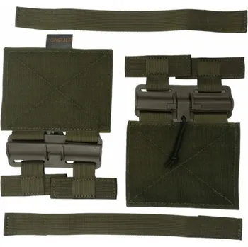 QR spona Conquer pro taktickou vestu - 2ks, zelená, CONQUER Tactical Gear