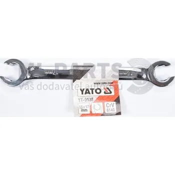 Autodílna klucz płaski półotwart.15x17mm CrV 6140 półotwarty