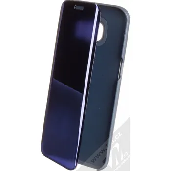 Pouzdro na mobilní telefon 1Mcz Clear View flipové pouzdro pro Samsung Galaxy S7 Edge, modré