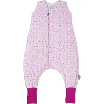 Kojenecký overall Kaarsgaren Letní spací pytel s nožičkami 60 cm bambus růžový zajíc