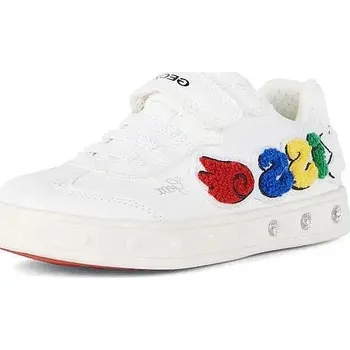 Dívčí tenisky GEOX dívčí tenisky SKYLIN J268WC/000BC/C0050 bílé - blikající 29