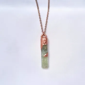 Náhrdelník Heliodor unikátní přírodní krystal, Brazílie - přívěsek/náhrdelník ŠPERKY S PŘÍRODNÍMI KRYSTALY