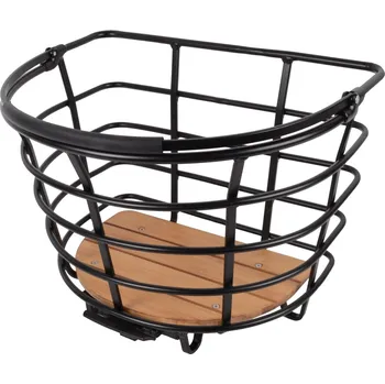 košík na kolo AtranVelo Epic Curve AVS přední koš černá,braun