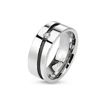 Prsten Šperky4U Pánský ocelový prsten - velikost 65 - OPR1476-65