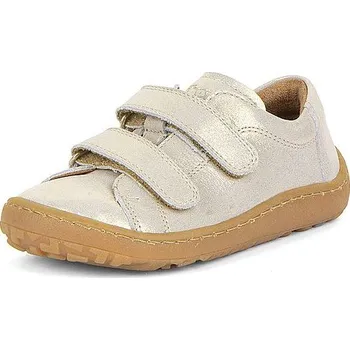 Dívčí tenisky FRODDO dívčí tenisky D-VECLRO BAREFOOT G3130240-11 zlatá s leskem 30
