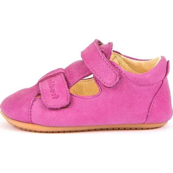 Capáčky FRODDO dívčí botičky pro miminka Barefoot PREWALKERS G1140003 fuxia 24