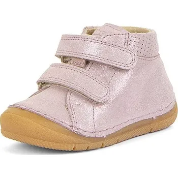 Dětská treková obuv FRODDO dívčí kotníková obuv PAIX UP G2130346-8A růžová s leskem 25