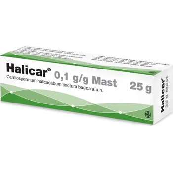 Lék na kožní problémy, vlasy a nehty Halicar mast 25 g