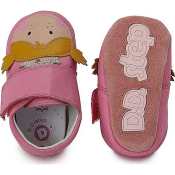 Kojenecké oblečení D.D.STEP dívčí botičky pro miminka K1596-338 růžové L