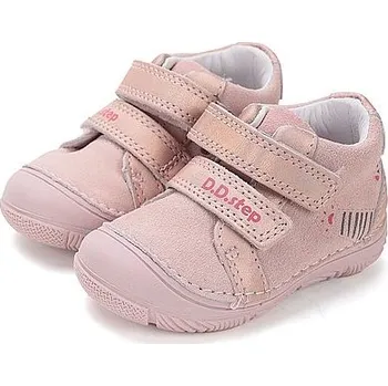 Dětská treková obuv D.D.STEP dívčí kotníková obuv S082-51505B růžová 22