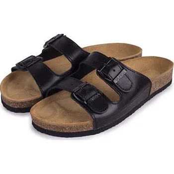 Pánské pantofle Vlnka Pánské korkové anatomické nazouváky Alex černá velikost obuv dospělí 48