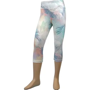 Dívčí legíny Fantom Dívčí FUNKČNÍ 3/4 legíny ACTIVE - světlé květy KONFEKČNÍ VELIKOST: 116