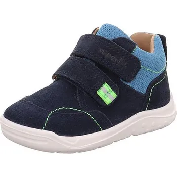 Dětská treková obuv SUPERFIT chlapecká kotníčková obuv WHALEY BAREFOOT 1-000741-8000-1 modrá 21