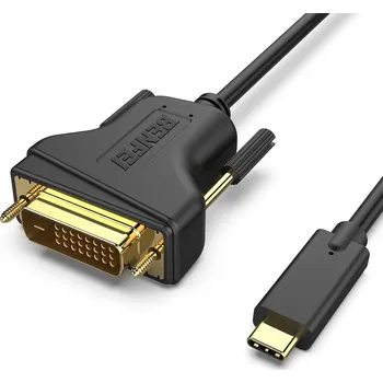 Datový kabel BENFEI USB-C na DVI kabel s 1,8m kabelem (černý)