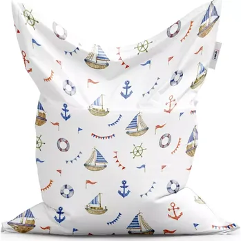 Sedací pytel Sablio Sedací vak Classic Na vlnách oceánu - 150x100 cm
